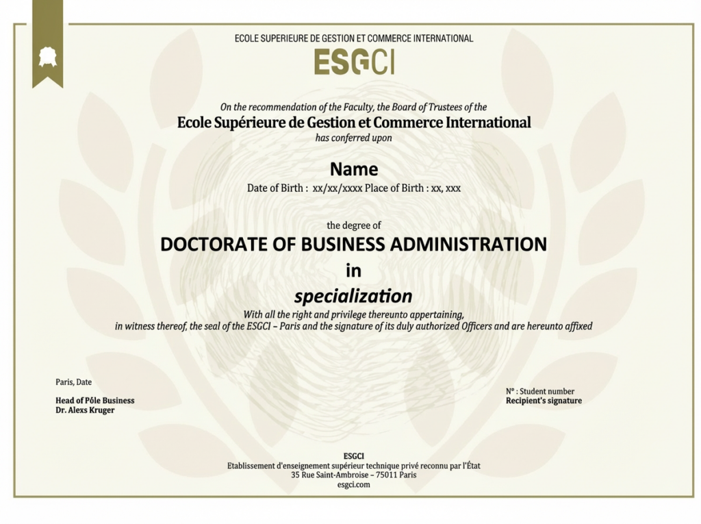 ESGCI-Certification