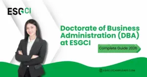 DBA in ESGCI (2026) Career Growth for IT & Startup Leaders