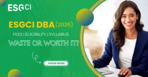 ESGCI DBA Admission