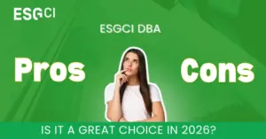 ESGCI DBA Pros and Cons