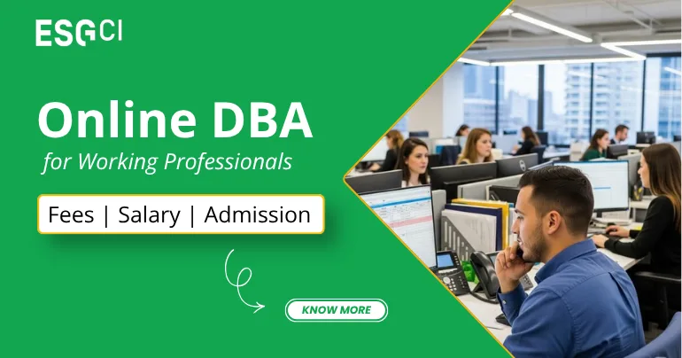 Online DBA for Working Professionals