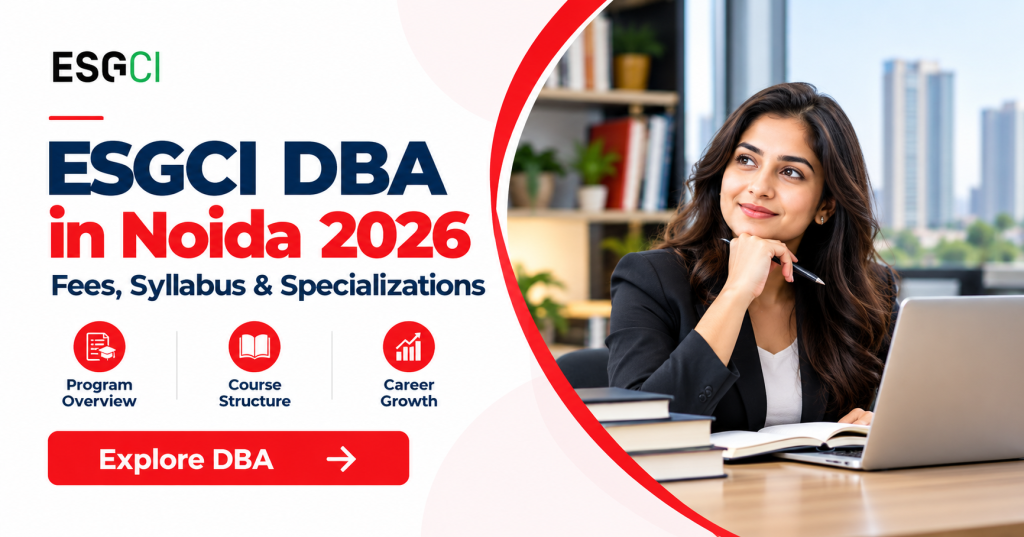ESGCI DBA in Noida 2026