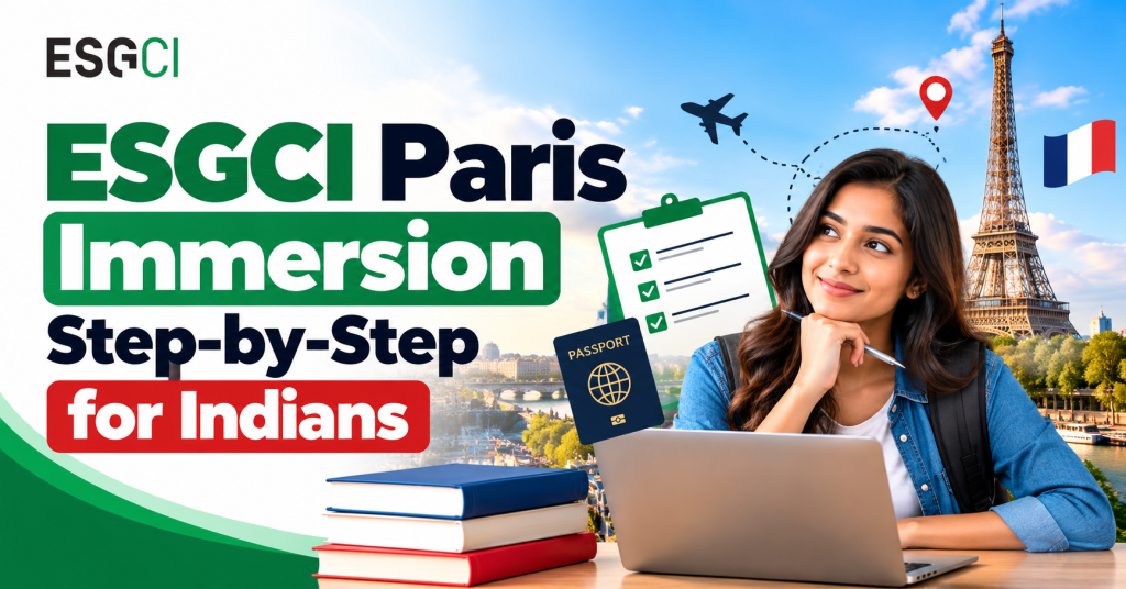 ESGCI Paris Immersion: Step-by-Step for Indians